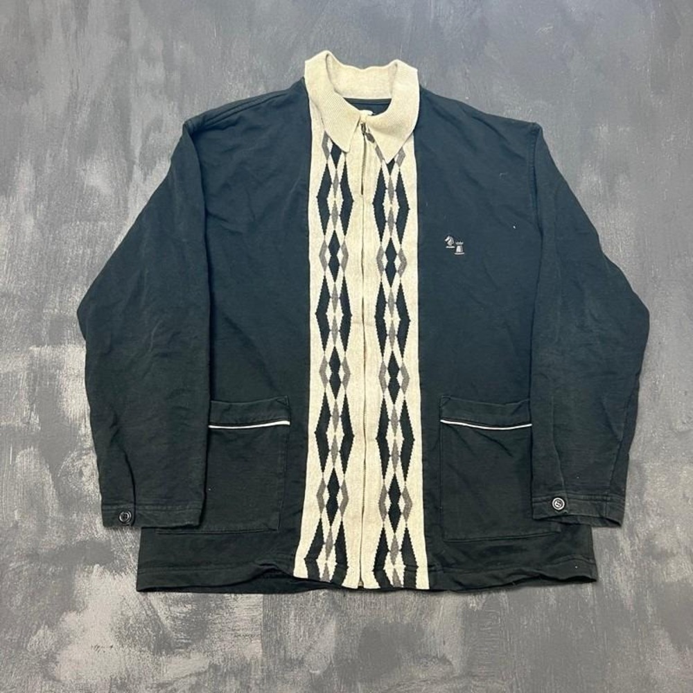 Vintage JNCO Sweatshirt Mens Large Black 1990s Zip Up